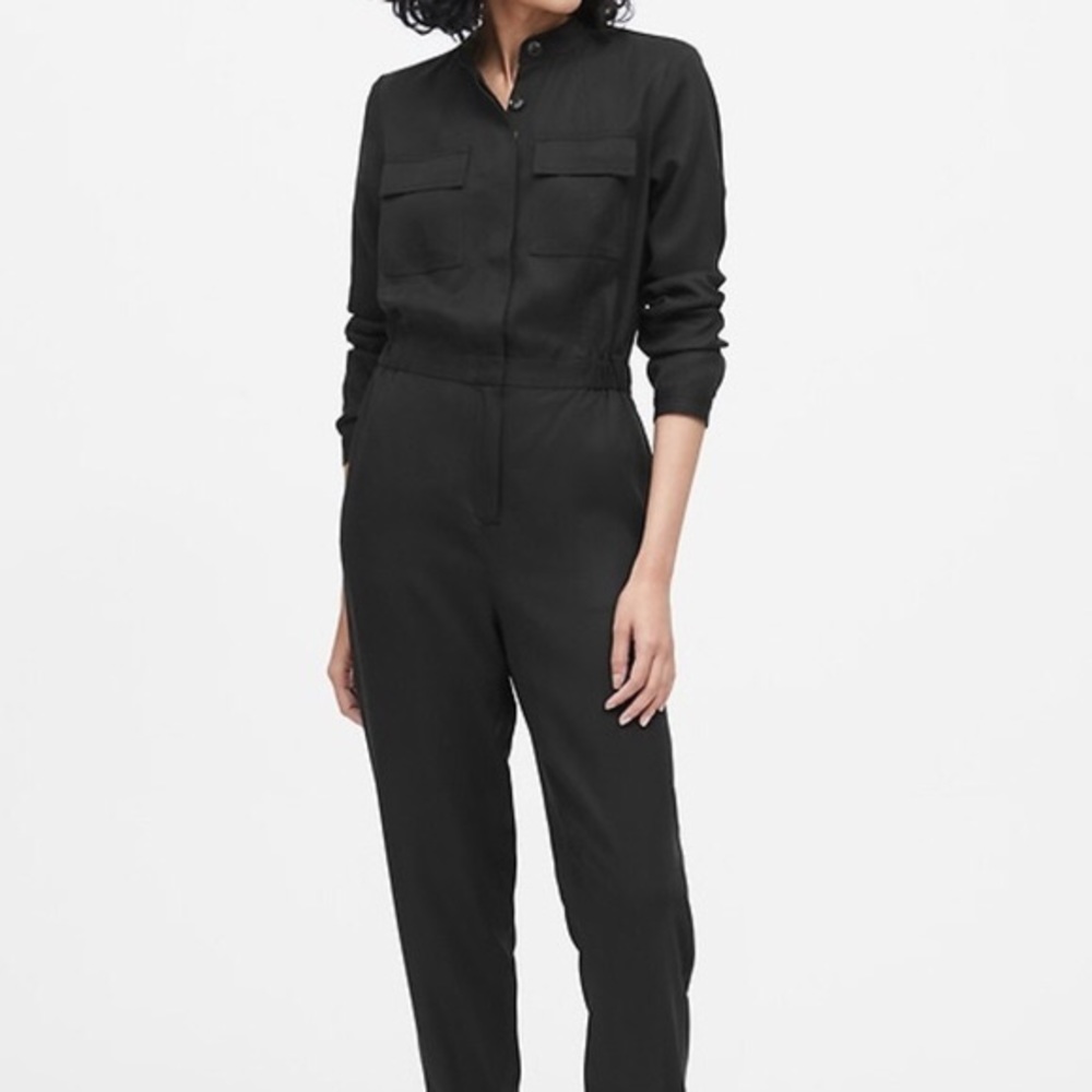 Banana republic flight jumpsuit petite size 4
